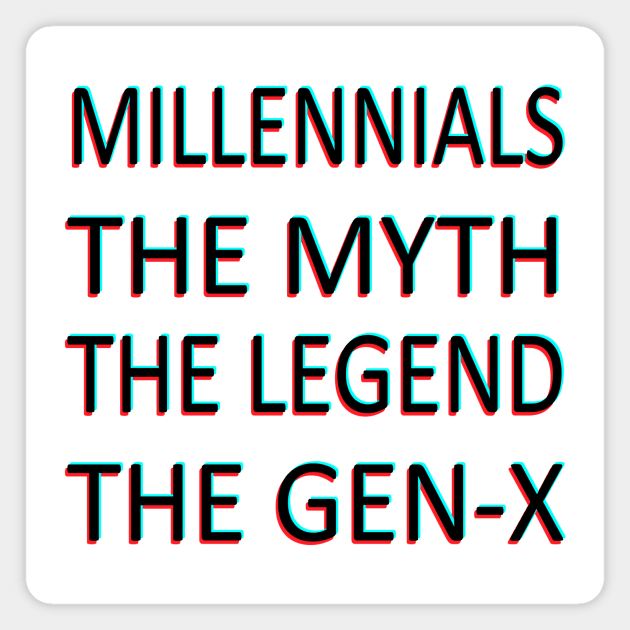 millennial Magnet by Dankest Merch